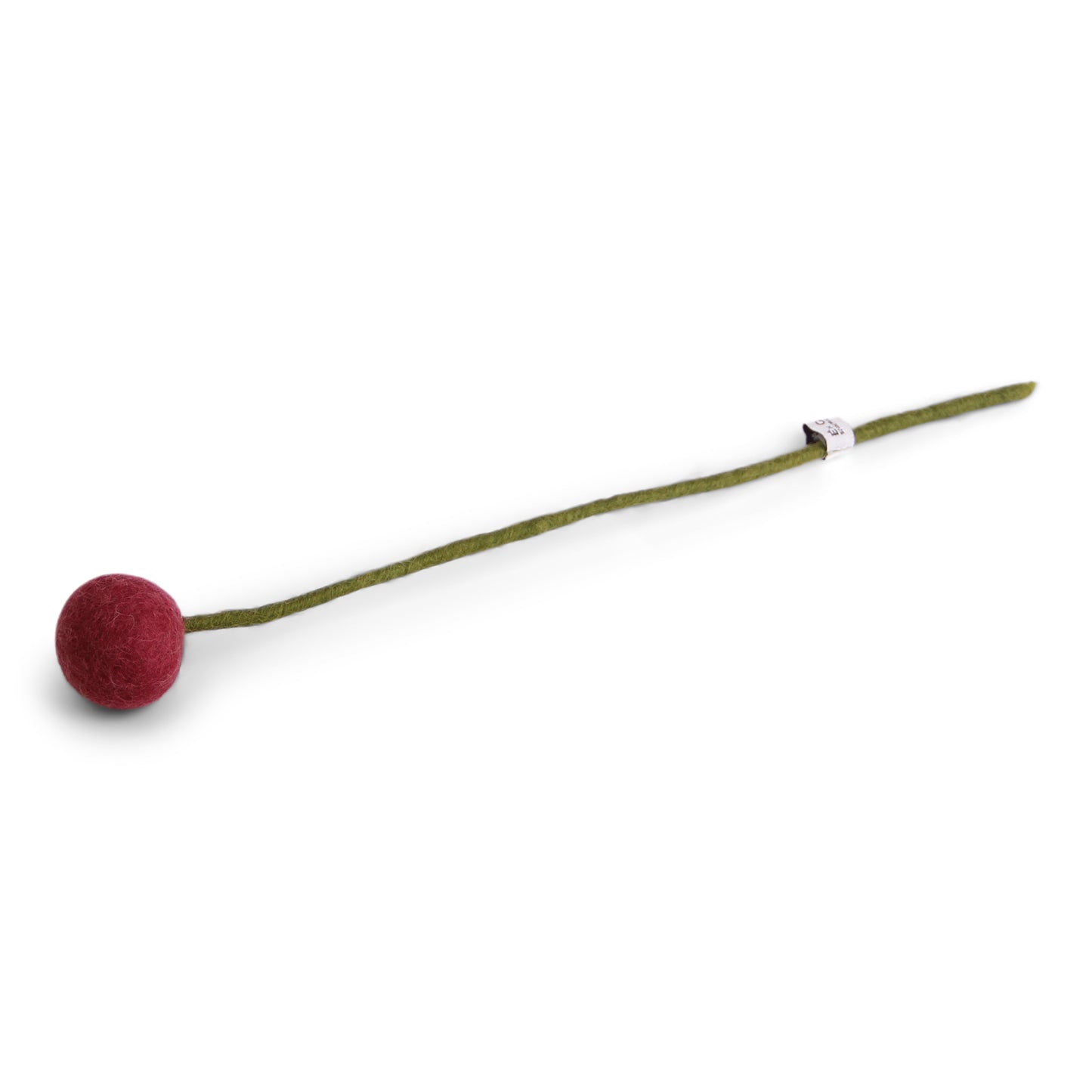 Gry & Sif - Blomst, Wine Red Ø3cm