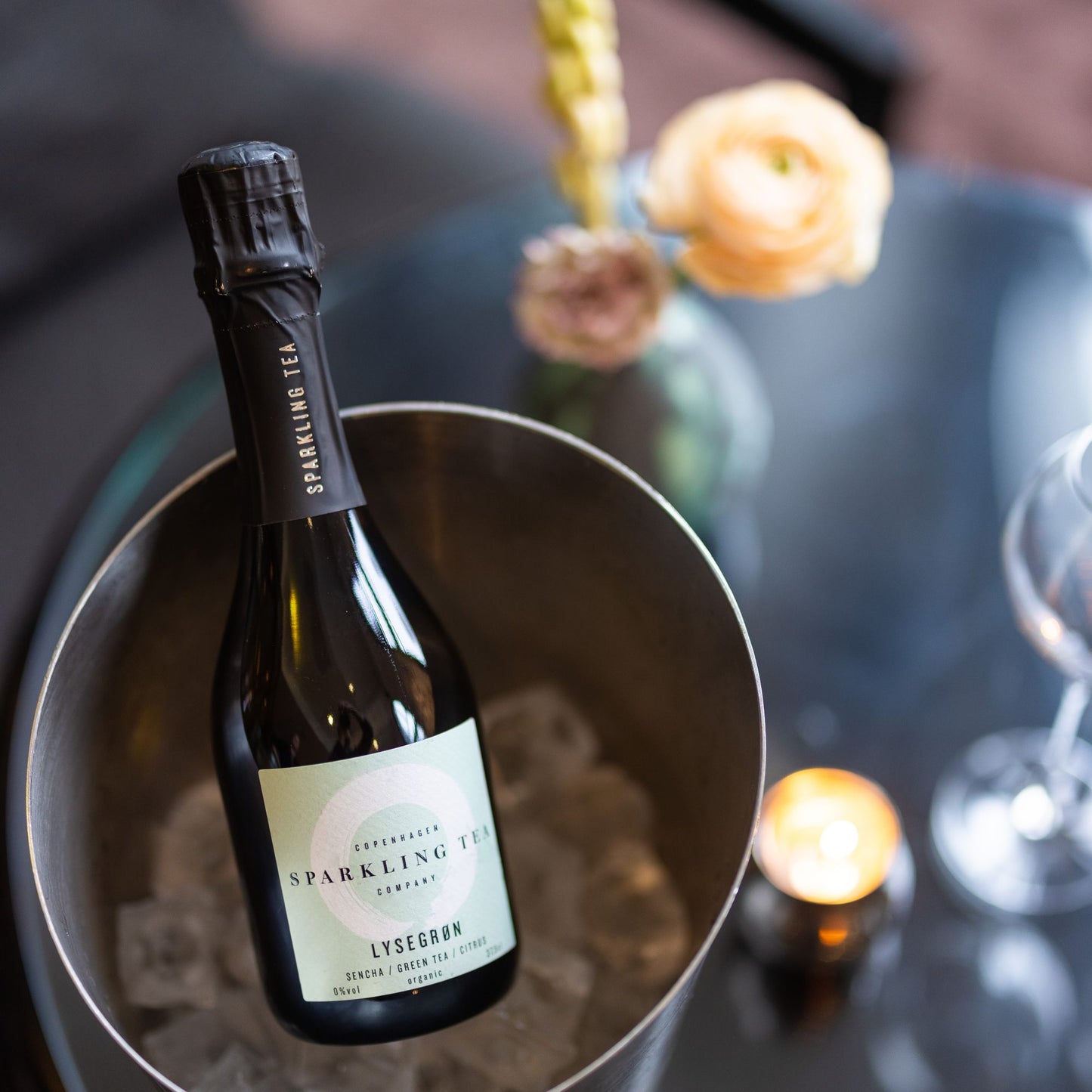 Sparkling Tea - LYSEGRØN 0% alc, 37,5 cl