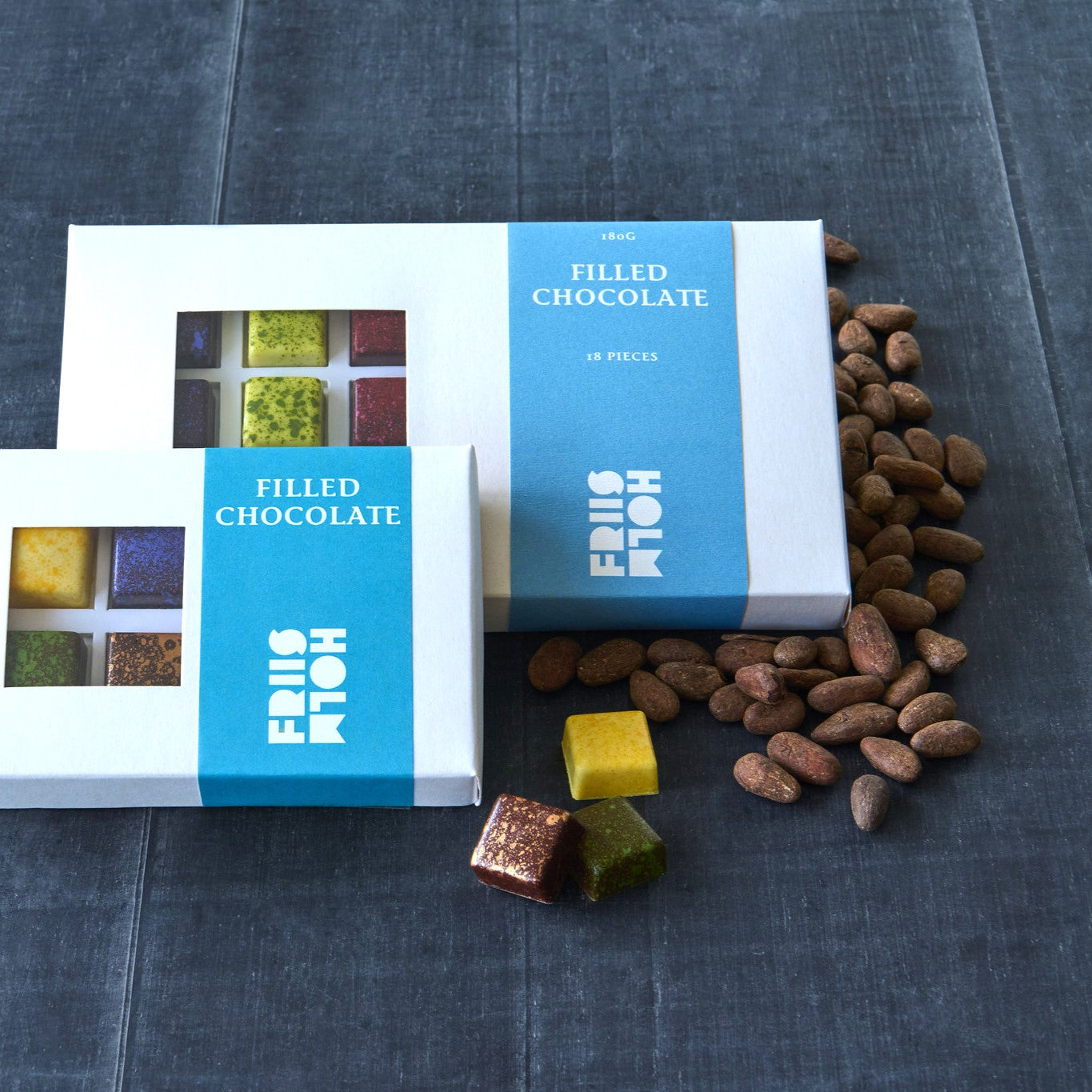 Friis-Holm - Fyldte Chokolader 18 stk.