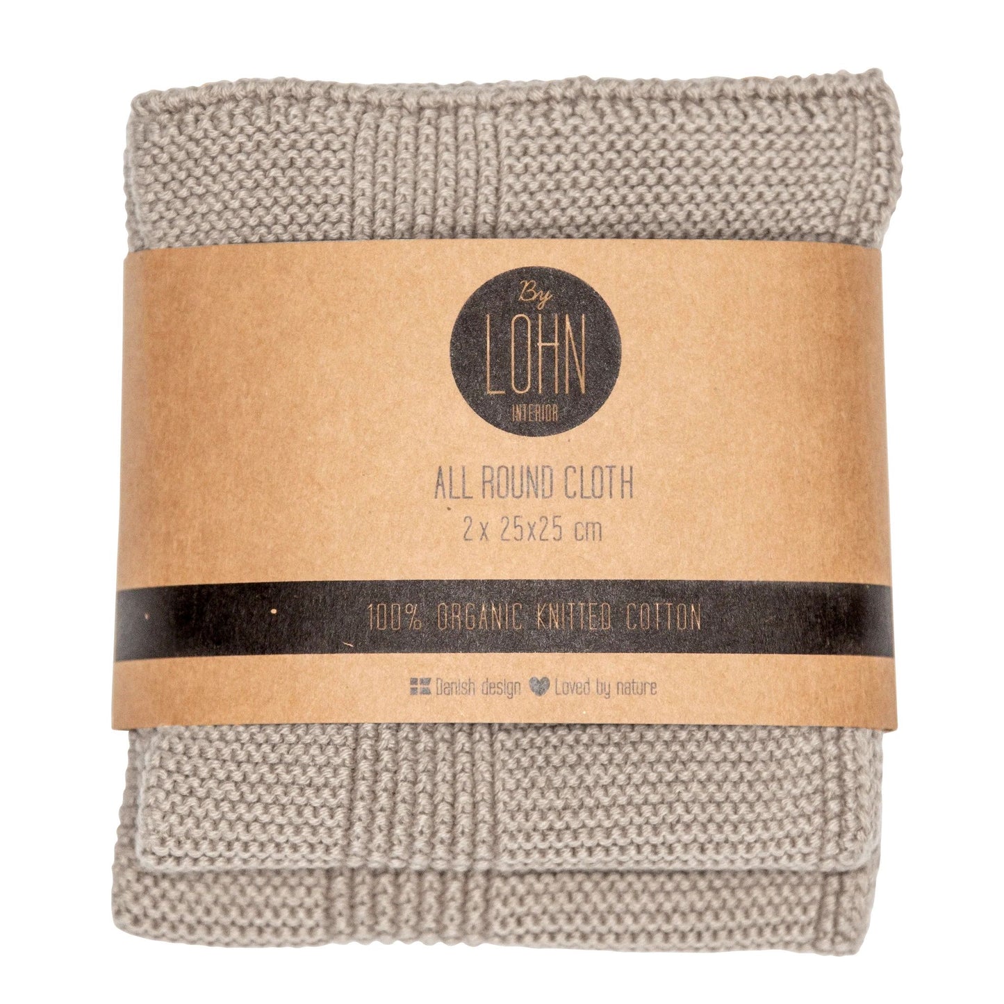 By LOHN - All round cloth 25 x 25 cm, Khaki