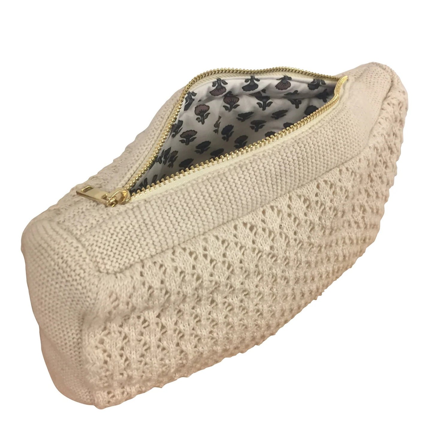 By LOHN - Strikket Clutch, Beige, TOTE