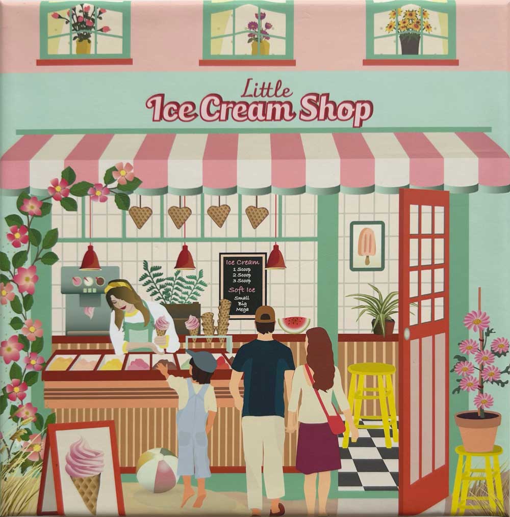 ViSSEVASSE - LITTLE ICE CREAM SHOP puslespil