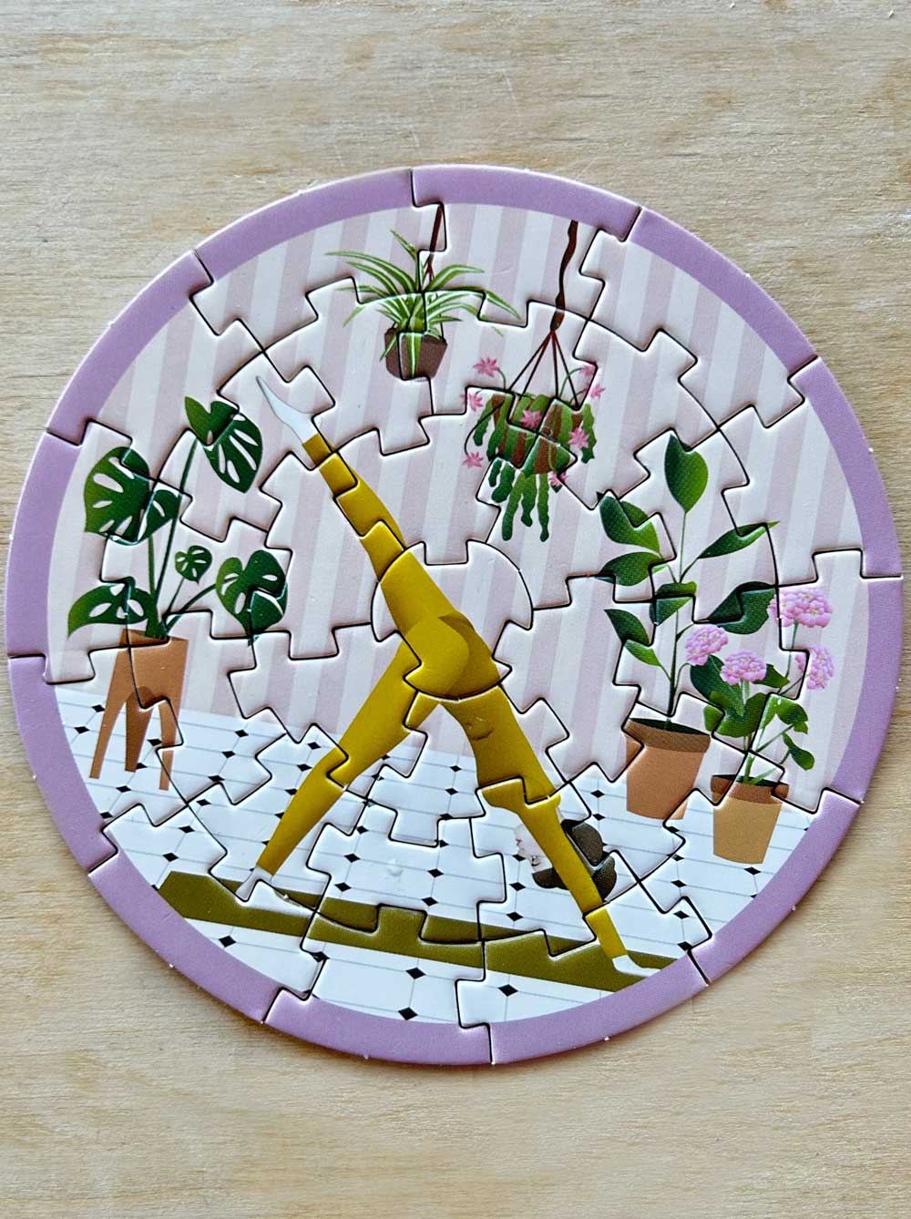 ViSSEVASSE - Mini puslespil, YOGA & PLANTS