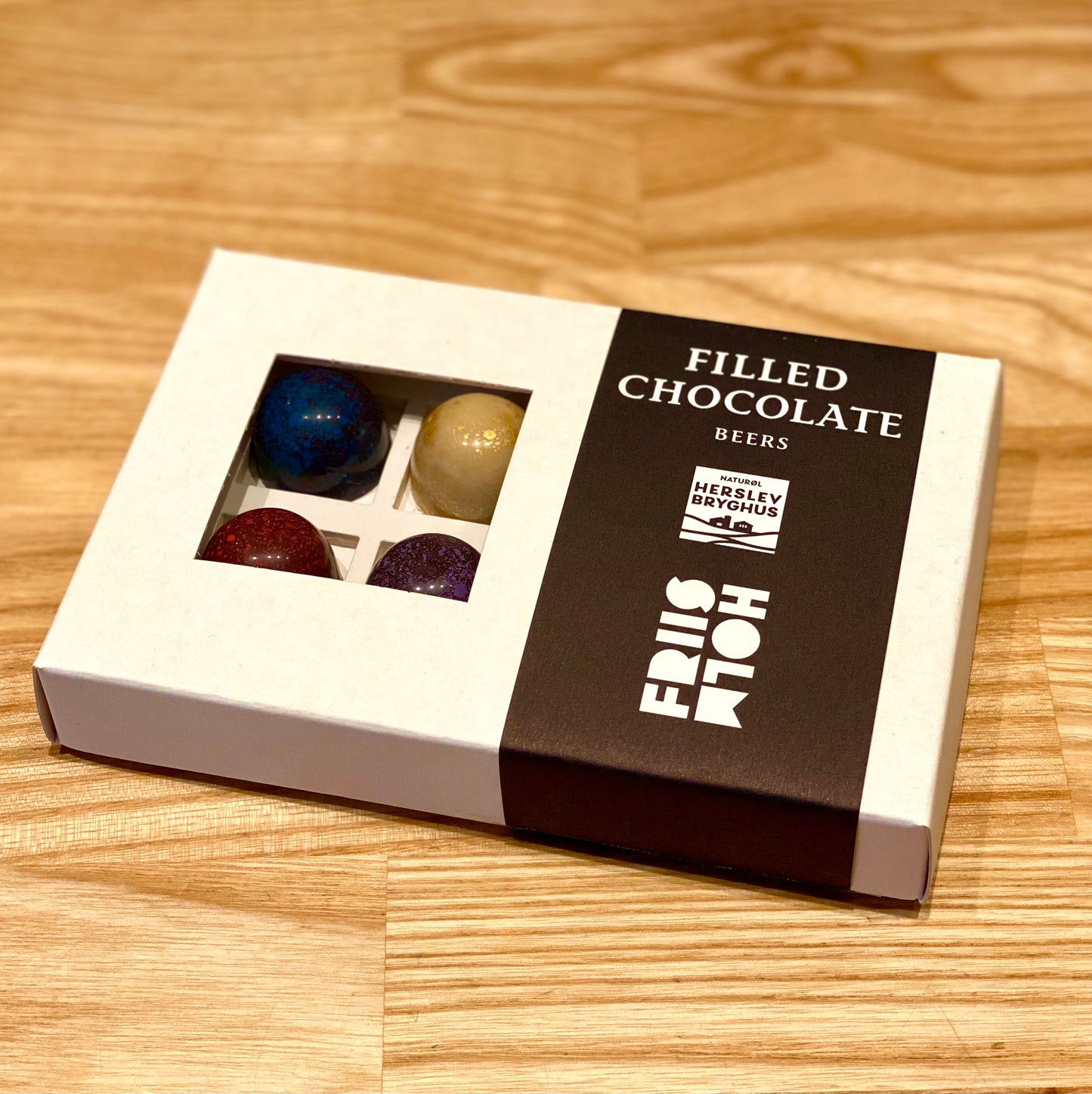 Friis-Holm - BEERS Fyldte chokolader 8 stk.