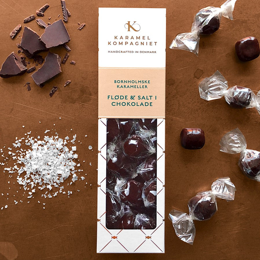 Karamel Kompagniet - Fløde & salt i mørk chokolade