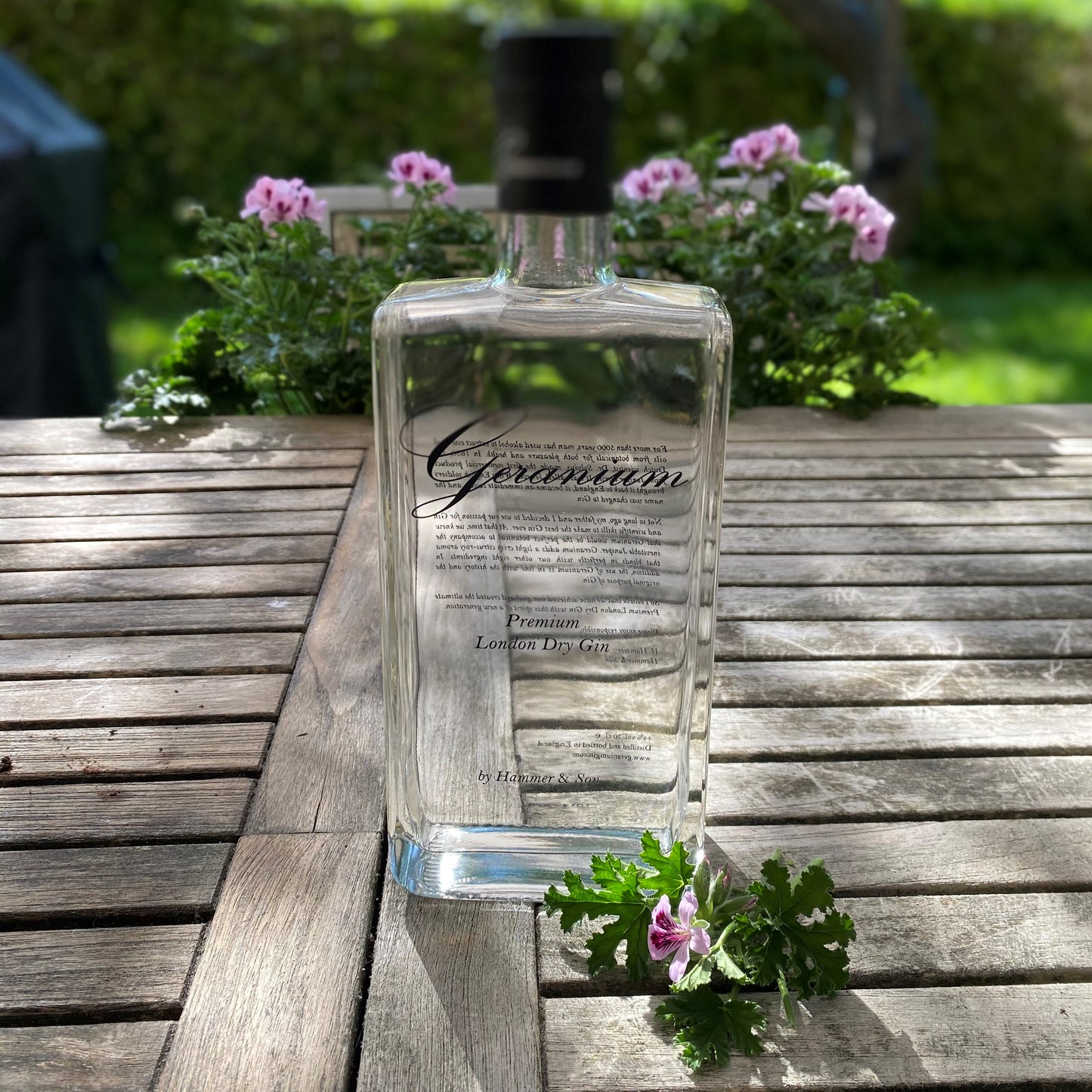 Geranium Gin 44% by Hammer & Son