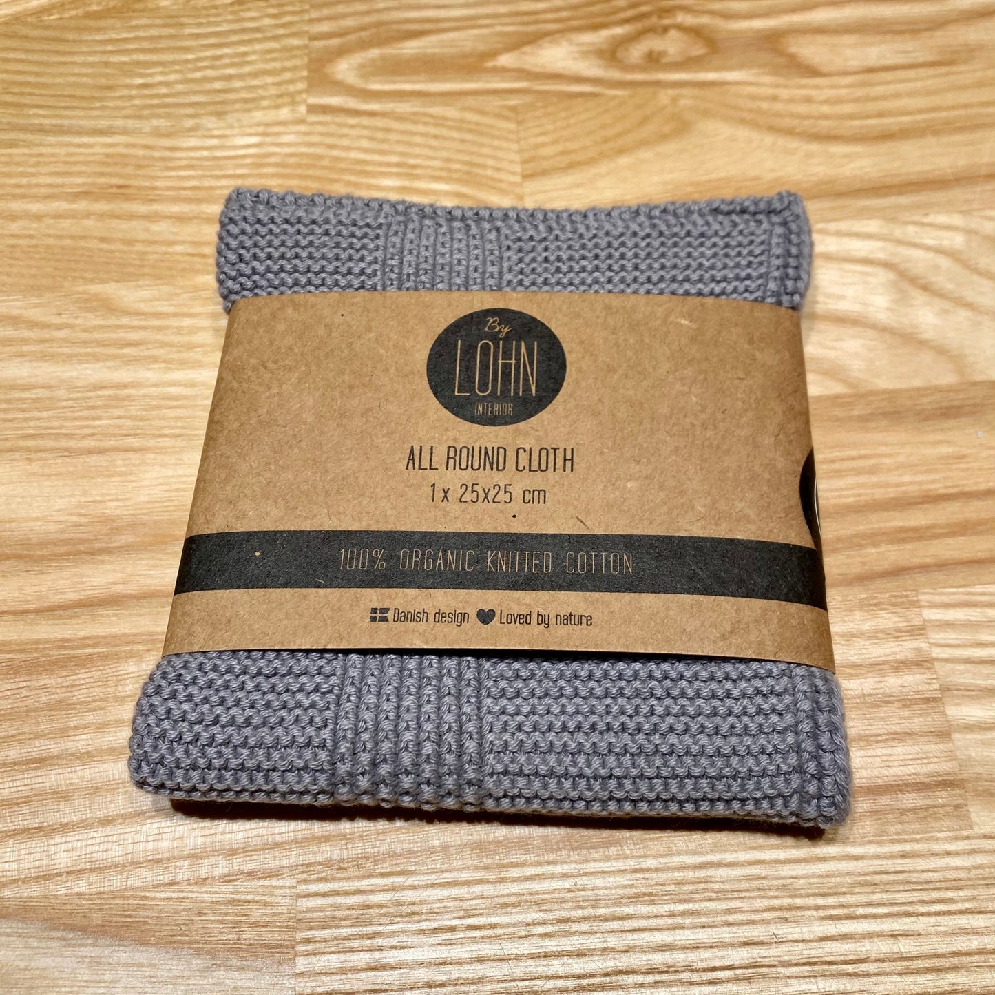 By LOHN - All round cloth 25 x 25 cm, Spanish Grey