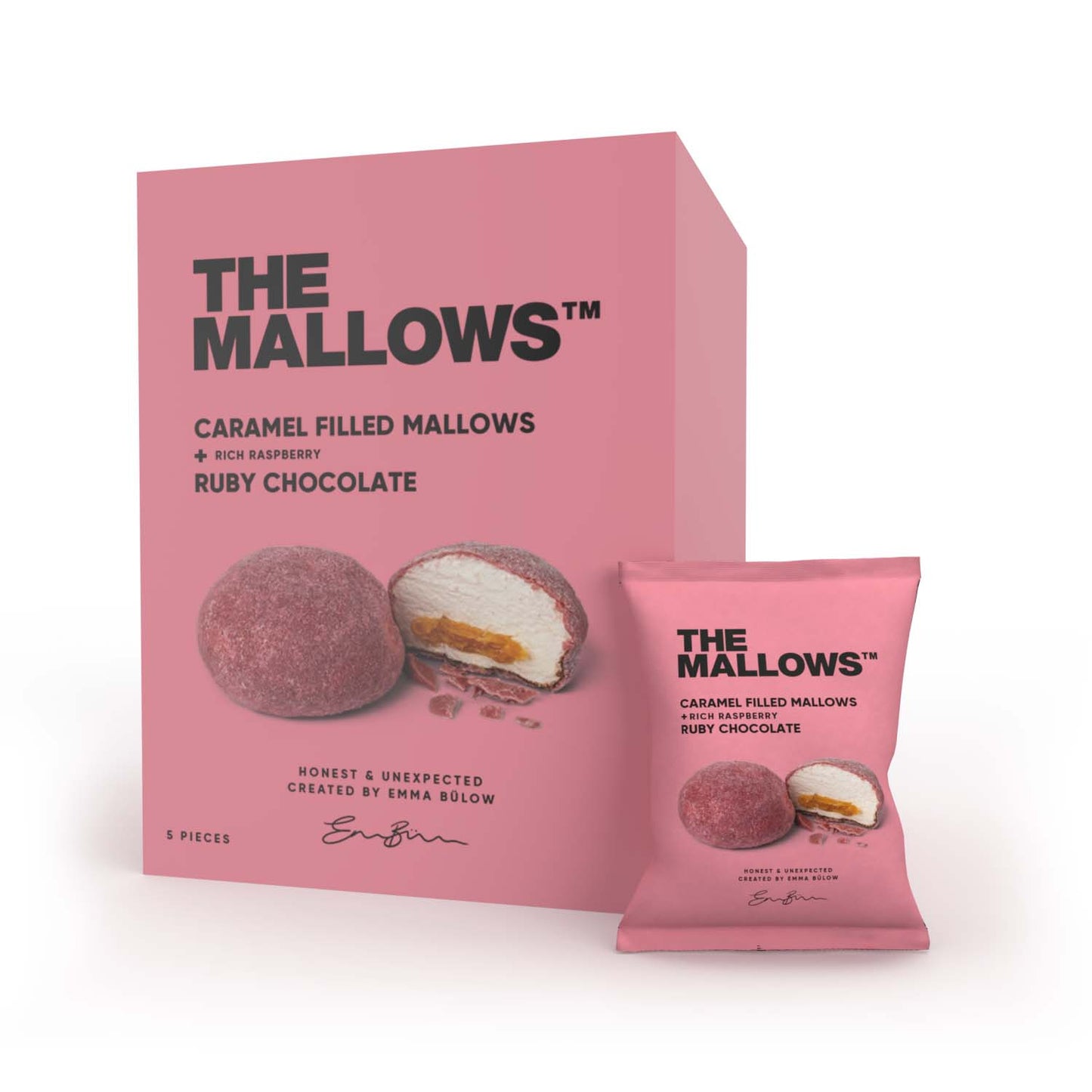 The Mallows - Ruby Chocolate + Rich Raspberry