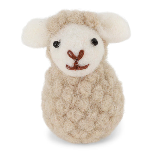 Gry & Sif - Siddende får, beige