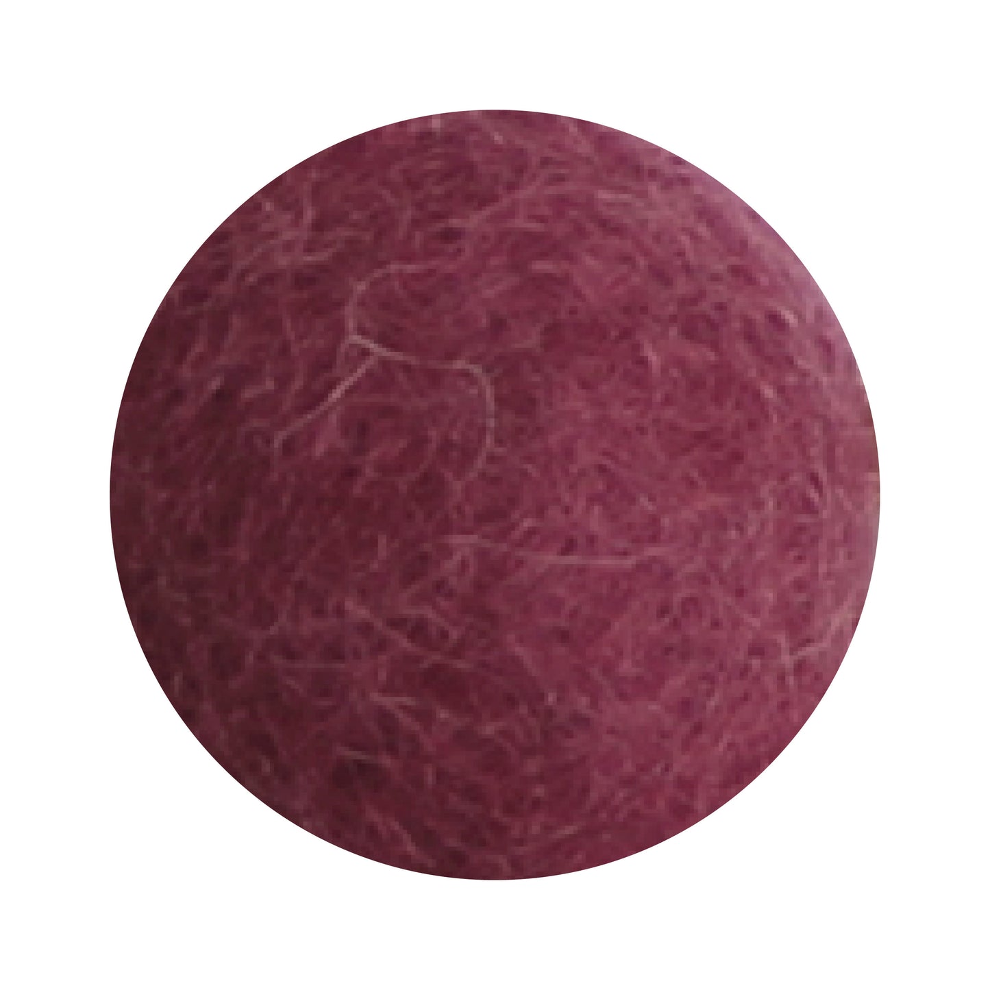 Gry & Sif - Blomst, Wine Red Ø3cm