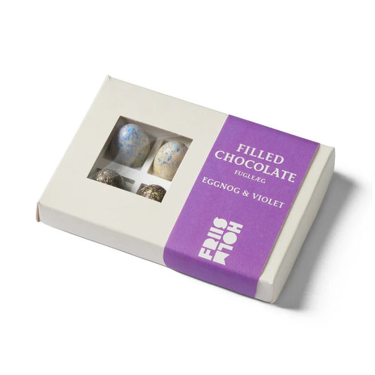 Friis-Holm - FUGLEÆG, Fyldte chokolader 8 stk.