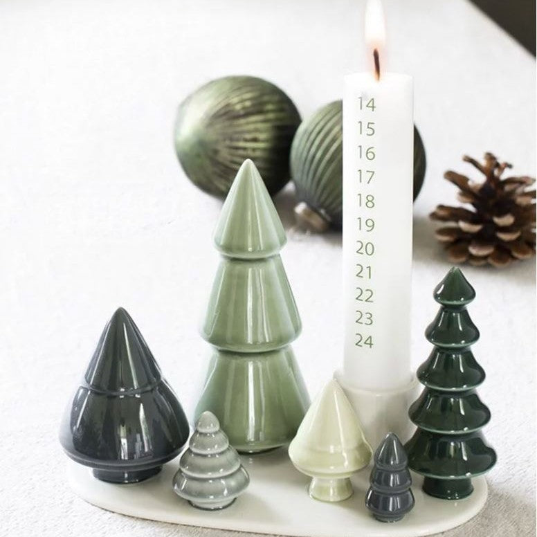 Dottir - Winter Stories lys - Advent candle FOREST, 3 cm