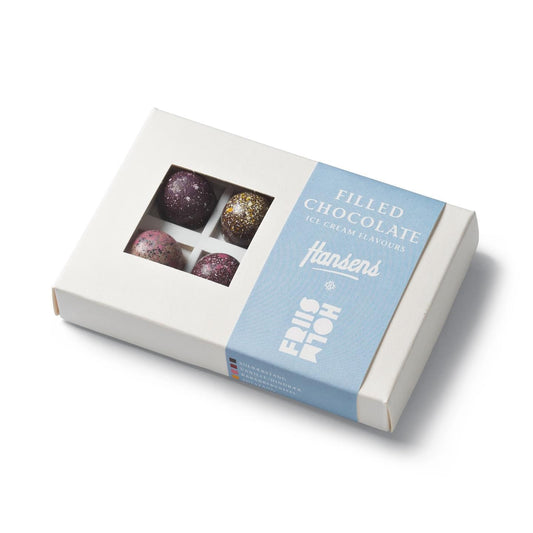 Friis-Holm - HANSENS IS, Fyldte chokolader 8 stk.