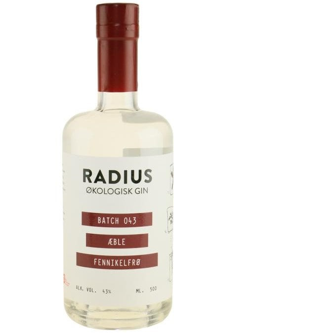 Radius Distillery - Batch 043, Økologisk gin 43%