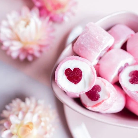 Bolcheriet - Hjerte, hindbær & vanilje