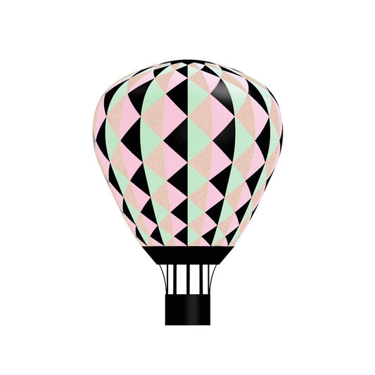 PaperMatrix - Luftballon, Mørk blå/mint/lyserød